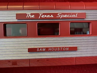 MTH Texas Special 70’ ABS Streamlined Sleeper/Diner 2-Car Passenger Set 20-6628 • $185