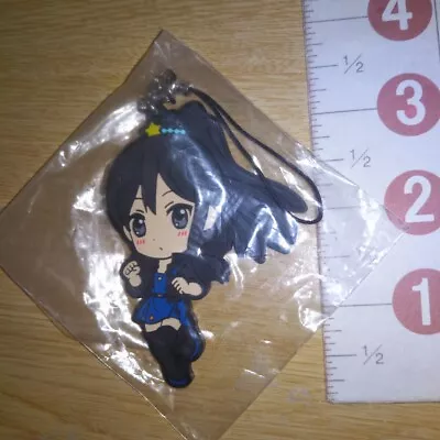 A72982 K-ON !! Kyoto Animation Rubber Charm Strap 5th Anniversary Mio Akiyama • $9.99