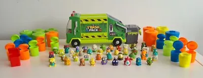 The Trash Pack Bundle - Garbage Truck 40 Figures Bins & 2 Zomblings • £18.99