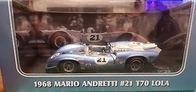 1968 Mario Andretti #21 Gmp 12006m 1:18 Limited Edition Lola T70 #0925 Of 1000 • $250