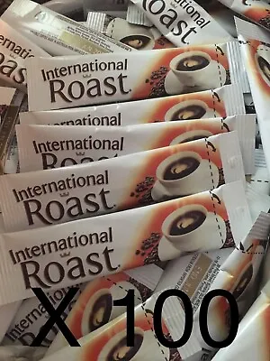 $27.50 • Buy 100 Single Serve International Roast Coffee Individual Sachets 1.7g Each Stick