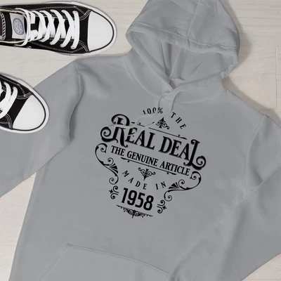 £23.99 • Buy 65th Birthday Gifts For Men Women, The Real Deal 1958, 65th Present For Him Her