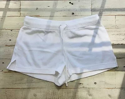 Express Women’s White Terry Cloth Shorts Size Small Vintage EUC • $15
