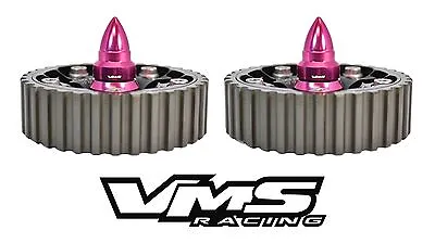 Vms Racing Cam Gear Bolts W/ Bullets Pink For Honda Prelude Dohc H22 H23 • $29.95