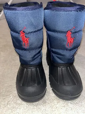 Ralph Lauren Snow Boots Uk Child Size 12 • £20