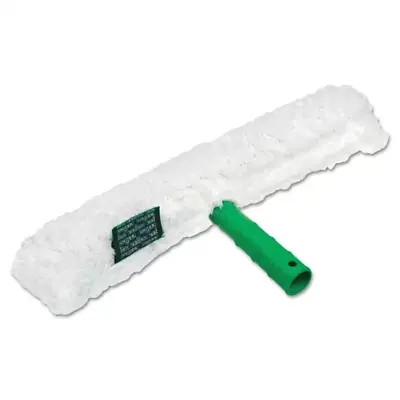 18 In. White Cloth Sleeve Original Strip Washer Window Squeegee With Green Nylon • £32.02