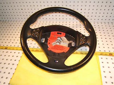 Genuine BMW 1999 E39 540i E38 Sport BMW Black SPORT MTech 1 Steering 1 WheelT 1 • $385