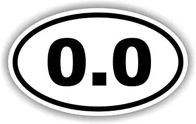 0.0 Funny Anti-Running 5  Decal Sticker Car Truck Window Bumper Jogging Marathon • $3.25