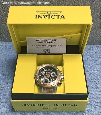 Open Box Men's Invicta Speedway Swiss Ronda Z60 Caliber Stainless Steel Watch • $70