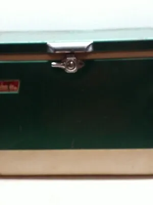  Coleman Green Metal Ice Chest Cooler 18   X 11” X 13” RARE SMALL SIZE • $36