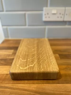 Bespoke Extra Thick Solid Oak Chopping Block Rounded • £35