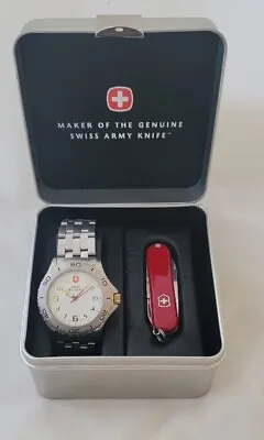 Swiss Military Men's Watch&Victorinox Pocket Knife • $130
