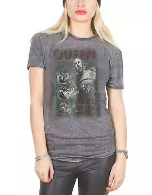 Queen News Of The World Burnout T Shirt • £14.93