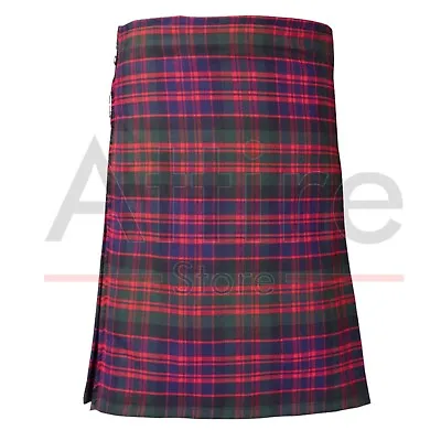 Scottish Handmade Traditional Macdonald Tartan Kilt -Clan Macdonald Kilt • $59