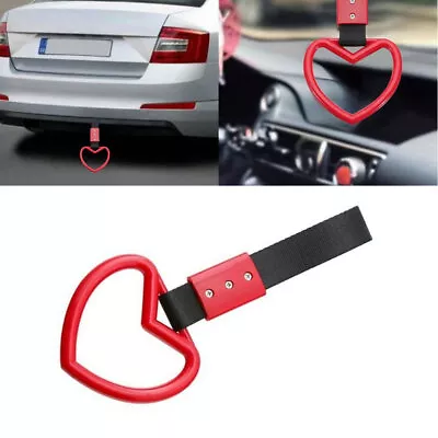 Red Heart Ring Handle Hand Strap Car Styling Universal For Suv Auto Accessories • $15.18