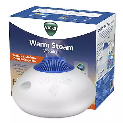 Vicks Warm Steam Vaporizer Mall To Medium Rooms 1.5 Gallon Tank V150SGN White • $17.08