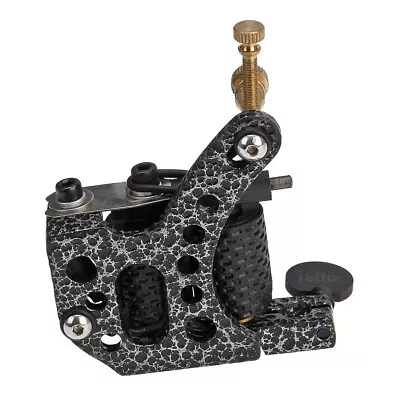 Coil Tattoo Machine Cast Iron Frame For Beginner 10 Wrap Liner Shader H6 • $5.99