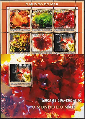 Mozambique Both S/S Coral Reefs II 2002 MNH-36 Euro • $6