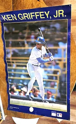 Original Vintage 1989 Starline Poster 22  X 34  Ken Griffey Jr Mariners • $14.99