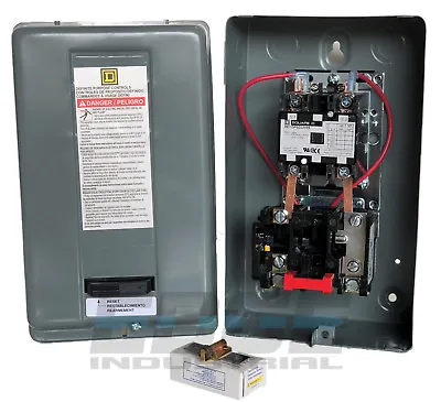 Magnetic Motor Starter Control By Square D 5hp 1 Phase 230vac  30 Amp • $1229.95