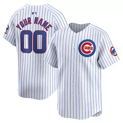 Personalized White Chicago Team Cubs 3D Print Jersey Team Baseball NOT STITCHED • $28.90