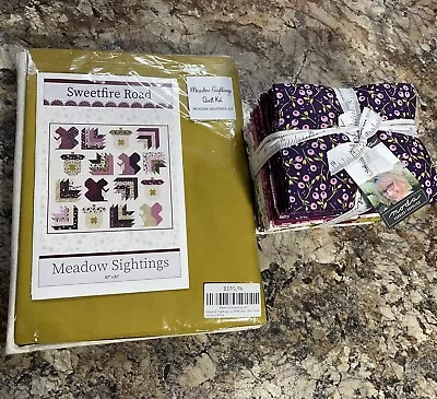 Meadow-Sightings-Kit By Sweetfire Road For Moda Fabrics - 87  X 82  MSRP $195.96 • $159.99