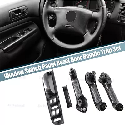 For VW Jetta Golf MK4 1999-2004 Carbon Fiber Grain Interior Door Handle Cover • $49.99