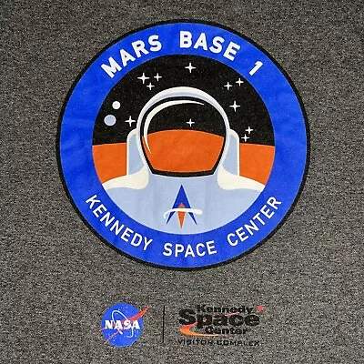Kennedy Space Center T-Shirt Mars Base 1 Florida Double Sided Gray Size M • $15.74