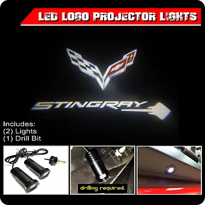 Vantage V2 LED GOBO Projector Lights For Corvette Stringray 2014-19 C7 6454 • $25