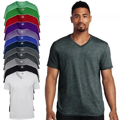 $9.75 • Buy Gildan 64V00 Softstyle V-Neck T-Shirt