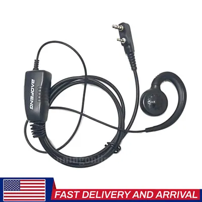 2 Pin Security Earpiece Headset For Baofeng Motorola Kenwood Radio Walkie Talkie • $9.49