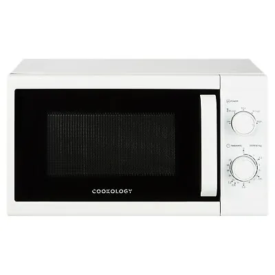 Cookology CMAFS20LWH 20L White Microwave 800W Freestanding • £64.99