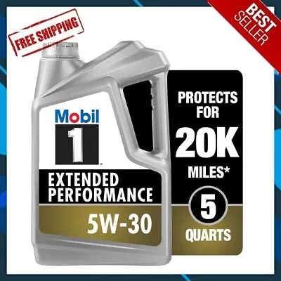🔥DAILY SALE🔥 Mobil 1 Extended Performance Full Synthetic Motor Oil 5W-30 5 Qt • $28.88