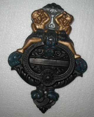 $49.99 • Buy Vintage Cast Iron Cherub Gargoyle Gothic Door Knocker