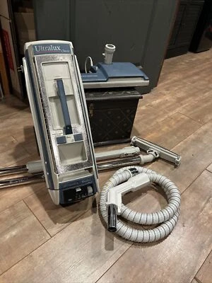 $129 • Buy Eletrolux Ultralux Classic Canister Vacuum-Attachments-Blue/Silver-Works Great!!