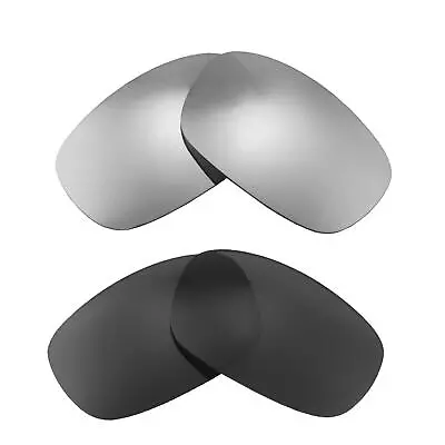 Walleva Two Pairs Polarized Lenses For Maui Jim Stingray - Titanium + Black  • $39.99