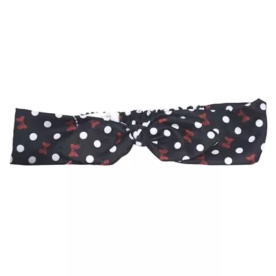 New - Disney The Dress Shop Minnie Mouse Hair Bow Turban Hair Band • $0.99