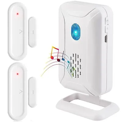 Door Open Alarm Sensor Bell 36 Chime 4 Volume Levels Welcome Store With 2Sensors • $24.96