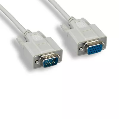 Kentek 10ft VGA 14Pin HD-15 14C Video Extension Cord PC Monitor Legacy Equipment • $8.38