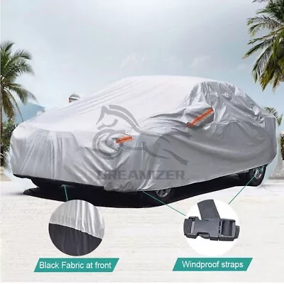 6 Layer Heavy Duty Car Cover Waterproof Dust Son UV Resistant Outdoor Protectors • $63.14