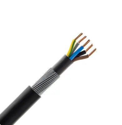 2.5mm X 5 Core SWA Cable Per Metre | Three Phase | 3P + N + E | Cut To Length • £3.26