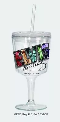 Elvis Presley Montage Insulated Acrylic Wine Goblet NIB [16804] OoP Spoontiques • $29.99