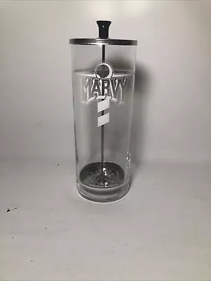 Marvy Barber Disinfectant Jar Glass Rare Vintage 9” Decor Home • $22