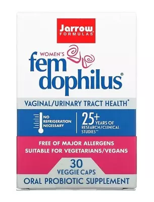 £12.99 • Buy Jarrow Formulas Women's Fem Dophilus, 30 Veggie Caps
