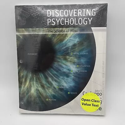 Discovering Psychology: The Science Of Mind Loose-leaf Edition By Cacioppo New • $17.49