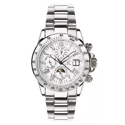 £914.13 • Buy André Belfort Le Capitaine Silver Automatic Watch