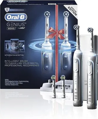 $249.99 • Buy Oral-B Genius 8000 Dual Handle Electric Toothbrush - Brand New