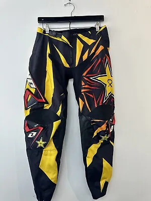 Carbon Rockstar Motocross Pants Mens SZ 32 Racing Moto Motorcycle C15 • $19.99