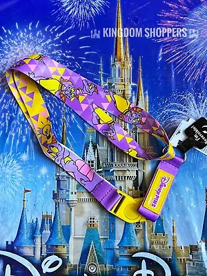 2023 Disney World Parks Pin Trading Lanyard Figment Epcot Center Purple New • $24.95