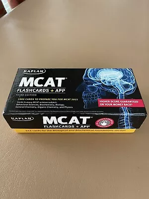 Kaplan Mcat In A Box Test Prep Second Edition 700 Flashcards College Biology • $9